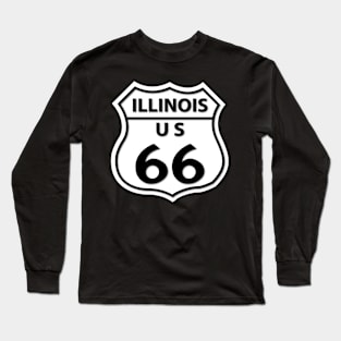 Route 66 - Illinois Long Sleeve T-Shirt